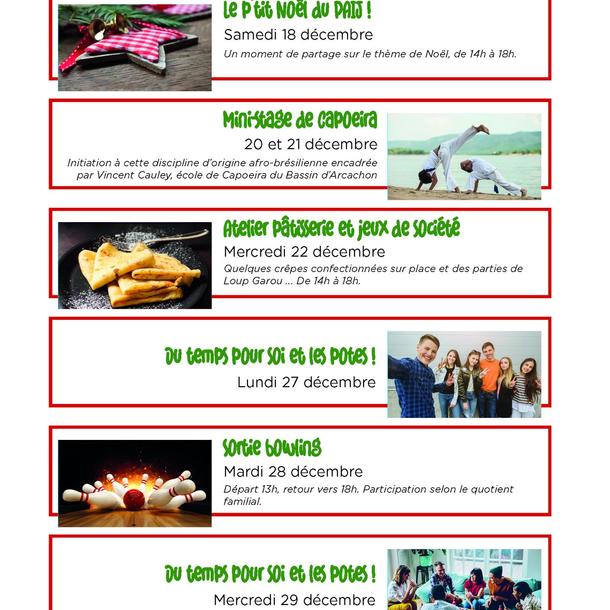 Noël pour les jeunes à Arès